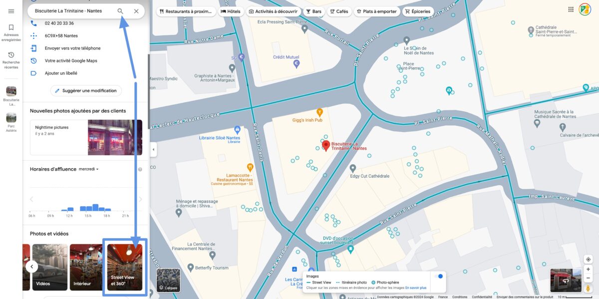 integration visite virtuelle google street view 1